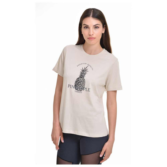 Target Γυναικεία κοντομάνικη μπλούζα Single Jersey T-Shirt Pineapple